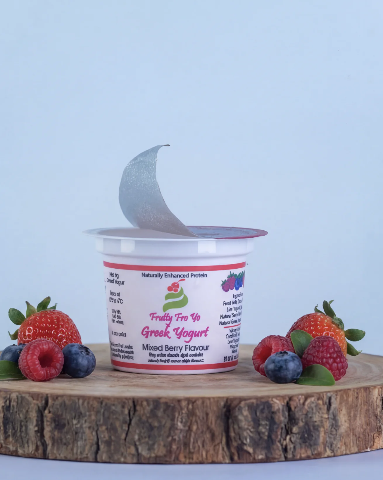 FruttyFroYo cultured butter serving idea